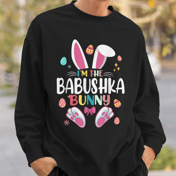 I'm The Babushka Bunny Matching Family Easter Party Sweatshirt Gifts for Him