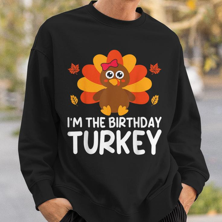 I'm The Birthday Turkey Thanksgiving Birthday Sweatshirt Gifts for Him
