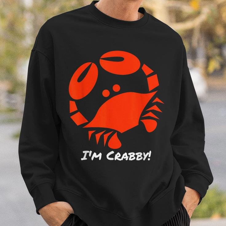 I'm Crabby Crab Pajama Sweatshirt Gifts for Him