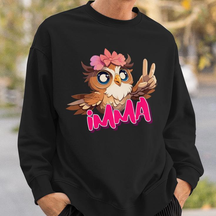 Imma Schöner Mädchen Name Mit Niedlicher Eule Sweatshirt Geschenke für Ihn