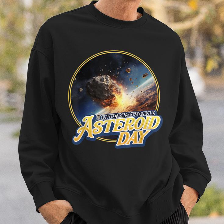 International Asteroid Day Meteor Lover Astronomer Sweatshirt Gifts for Him