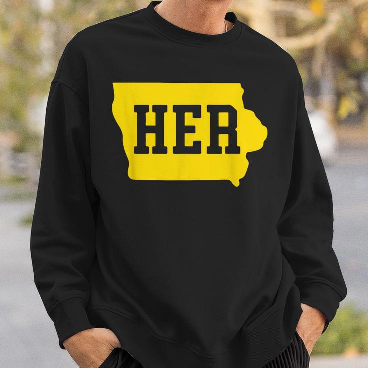 Iowa Her Sweatshirt Gifts for Him