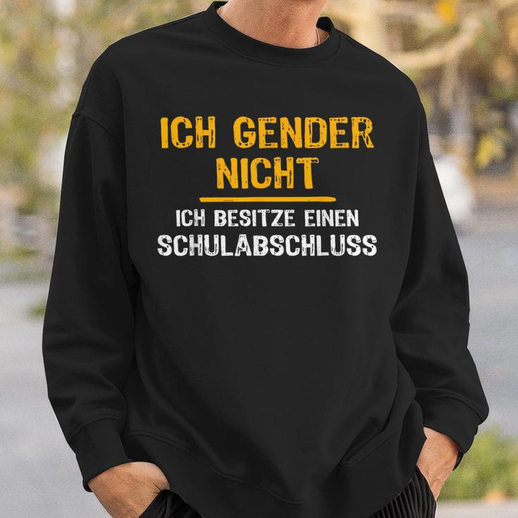 Ironie Ich Gender Nicht Gender Sweatshirt Geschenke für Ihn