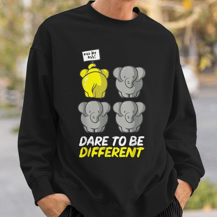 Irony Humor Dare To Be Different Sarcasm Sweatshirt Gifts for Him