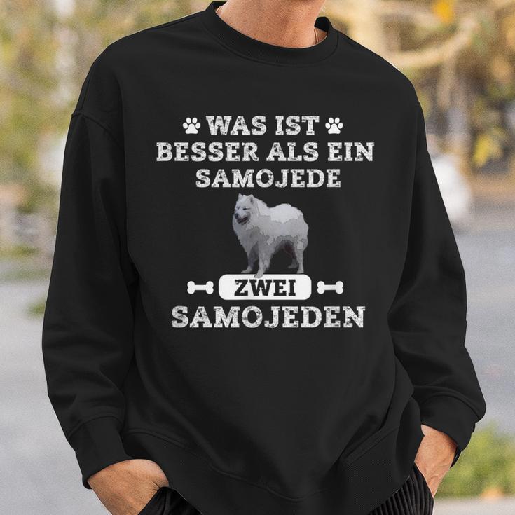 Was Ist Besser Als Ein Samoyed Zwei Samoyed Sweatshirt Geschenke für Ihn