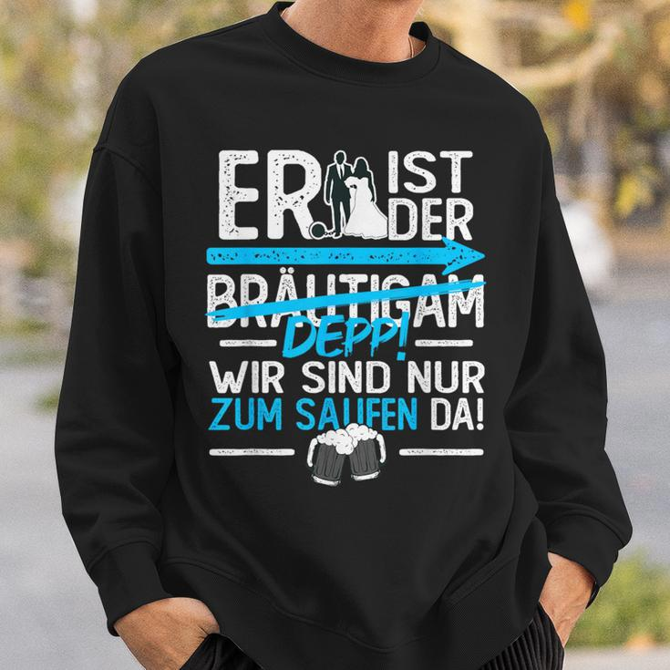 Her Ist Der Groom Depp Stag Party Sweatshirt Geschenke für Ihn