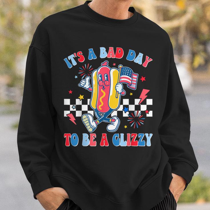 It’S A Bad Day To Be A Glizzy 4Th Of July Hotdog 4Th Sweatshirt Gifts for Him