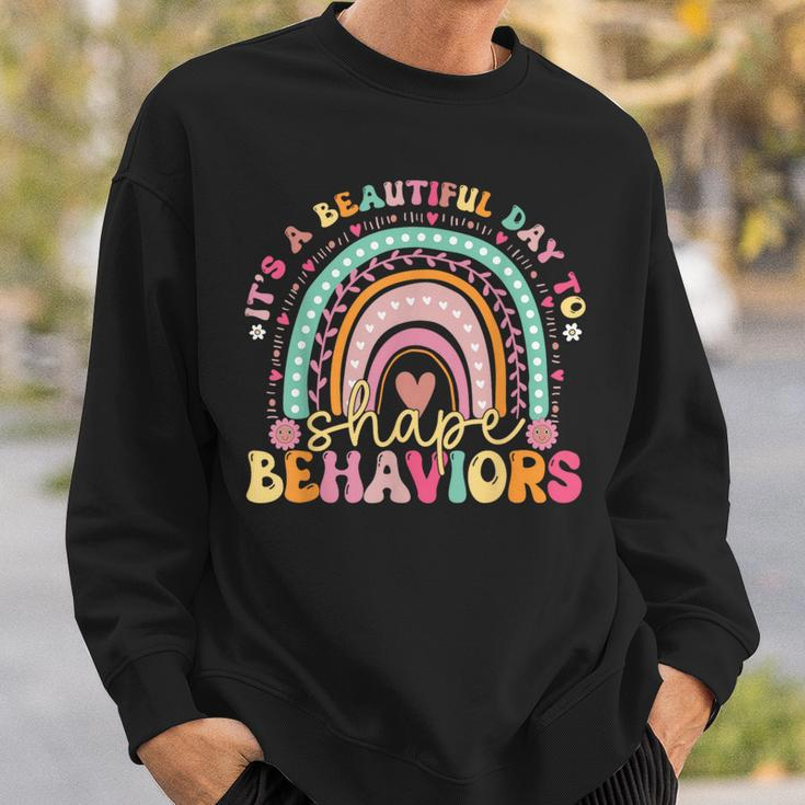 Its A Beautiful Day To Shape Behaviors Autism Awareness Sweatshirt Gifts for Him