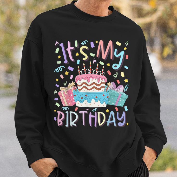 It's My Birthday Birthday Party Pastel Cake For Girls Sweatshirt Gifts for Him