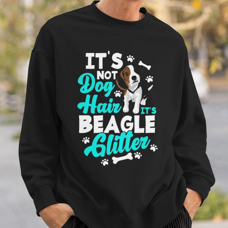 It's Not Dog Hair It's Beagle Glitter Beagle Owner Sweatshirt Gifts for Him