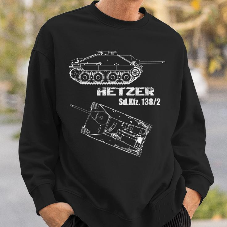 Jagdpanzer Hetzer SdKfz 1382 German Wehrmacht Ww 2 Sweatshirt Geschenke für Ihn