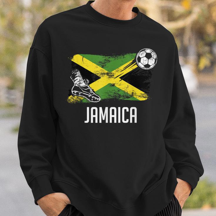 Jamaica Flag Jersey Jamaican Soccer Team Jamaican Sweatshirt Gifts for Him