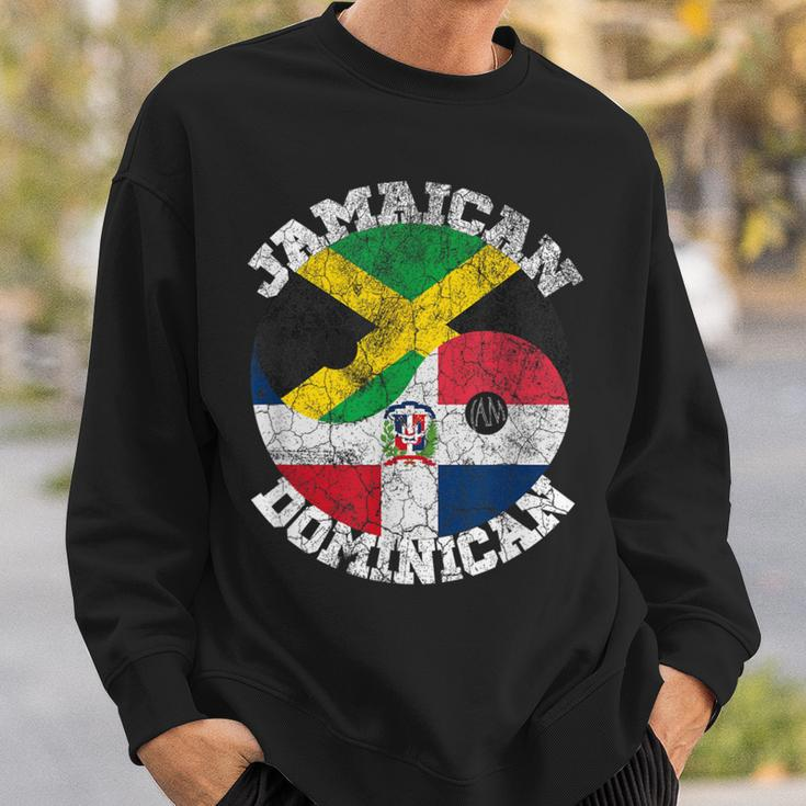 Jamaican Dominican Flag Dominican And Jamaica Flag Sweatshirt Gifts for Him