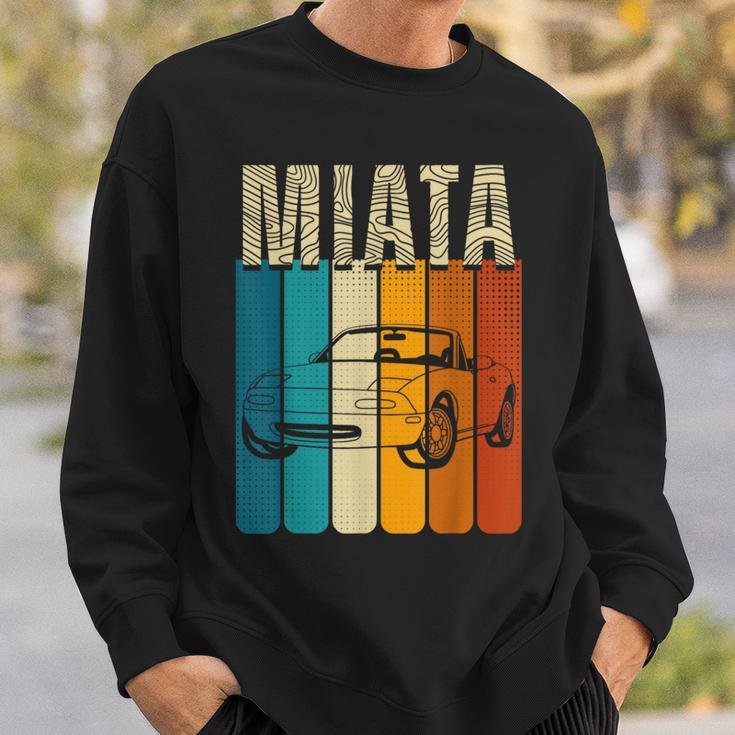 Japanese Miata Car Retro Vintage Sports Car Legend 90S Sweatshirt Gifts for Him
