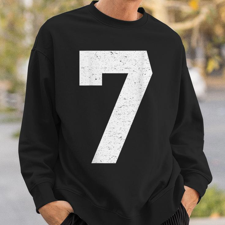 Jersey Number 7 Sweatshirt Gifts for Him