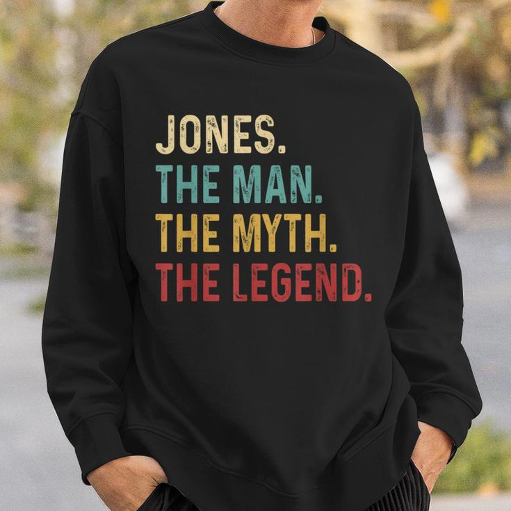 Jones The Man The Myth The Legend Sweatshirt Gifts for Him