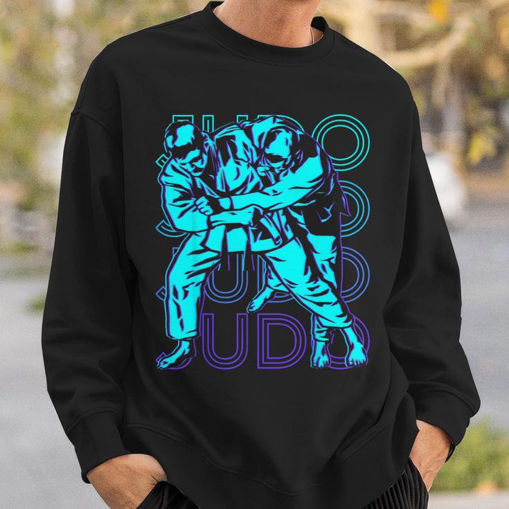 Judo Retro S Sweatshirt Geschenke für Ihn