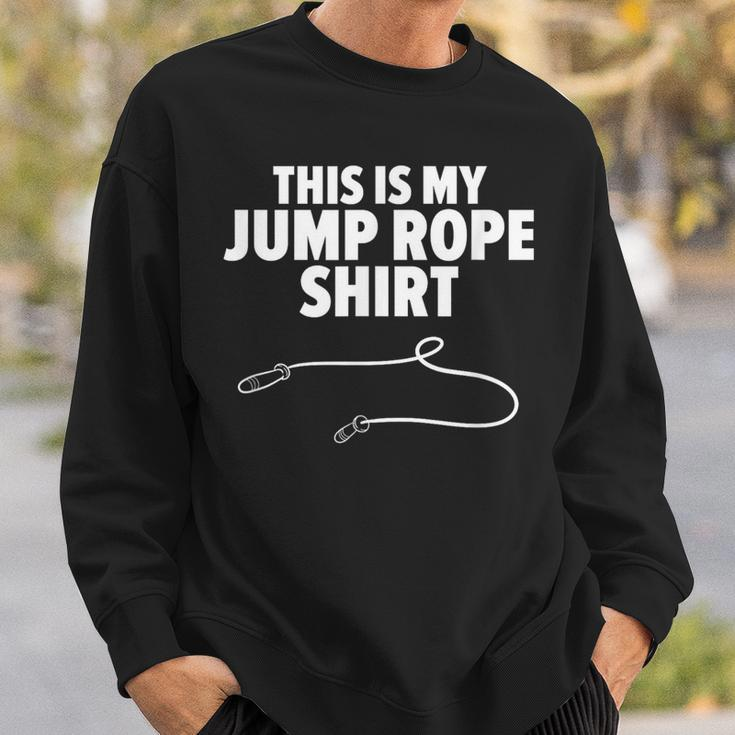 This Is My Jump Rope Rope Skipping Sweatshirt Gifts for Him