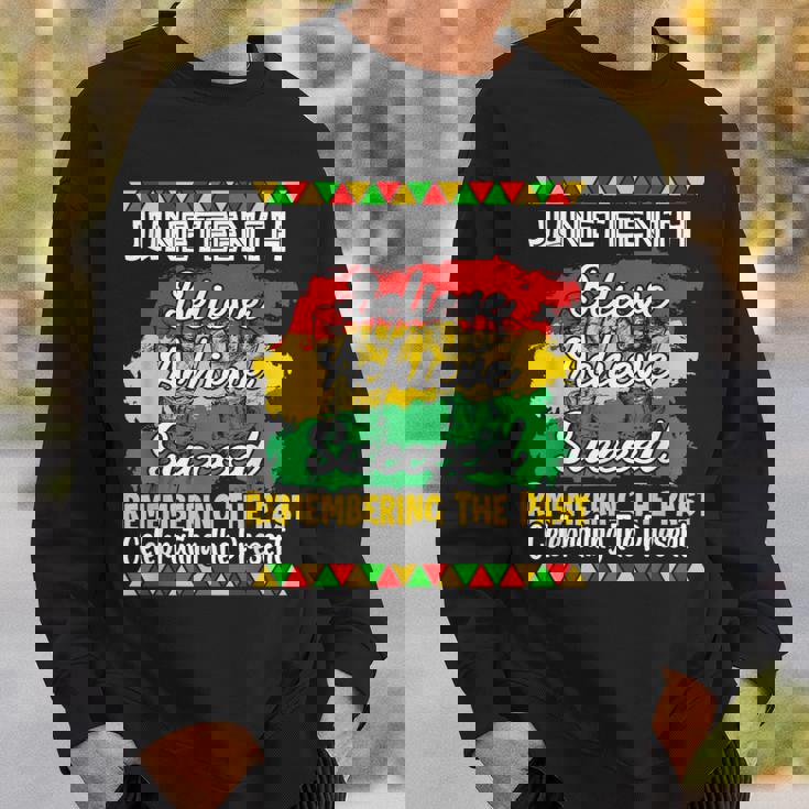 Junenth Is My Independence Day Black Pride Sweatshirt Gifts for Him