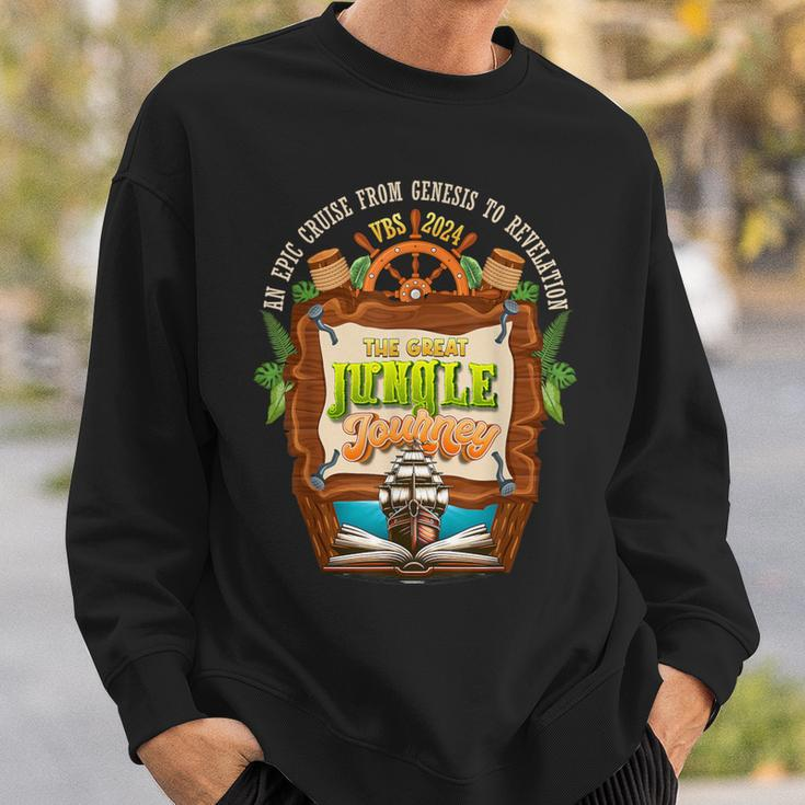 Jungle Journey Vbs 2024 Vacation Bible School Summer Camp Sweatshirt Gifts for Him