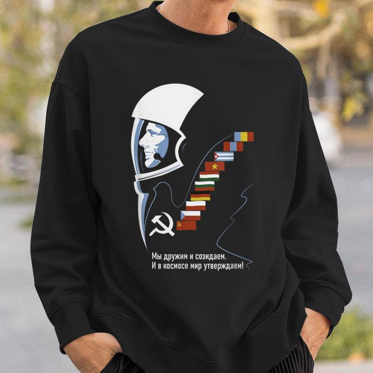 Juri Gagarinintage Sputnik Ussr Soviet Union Propaganda Sweatshirt Geschenke für Ihn