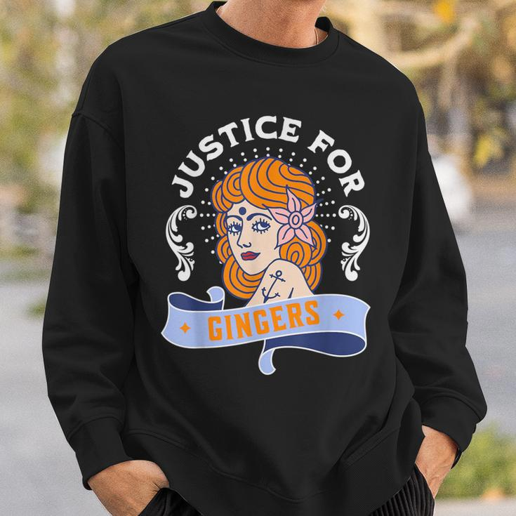 Justice For Gingers Redhead Pride Sweatshirt Gifts for Him