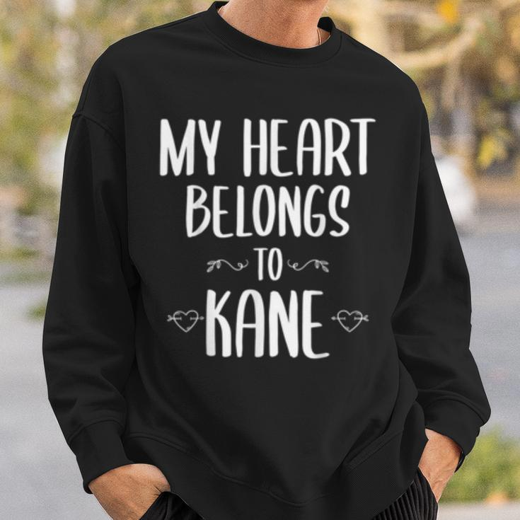 Kane My Heart Belongs To Kane Country Music Sweatshirt Gifts for Him