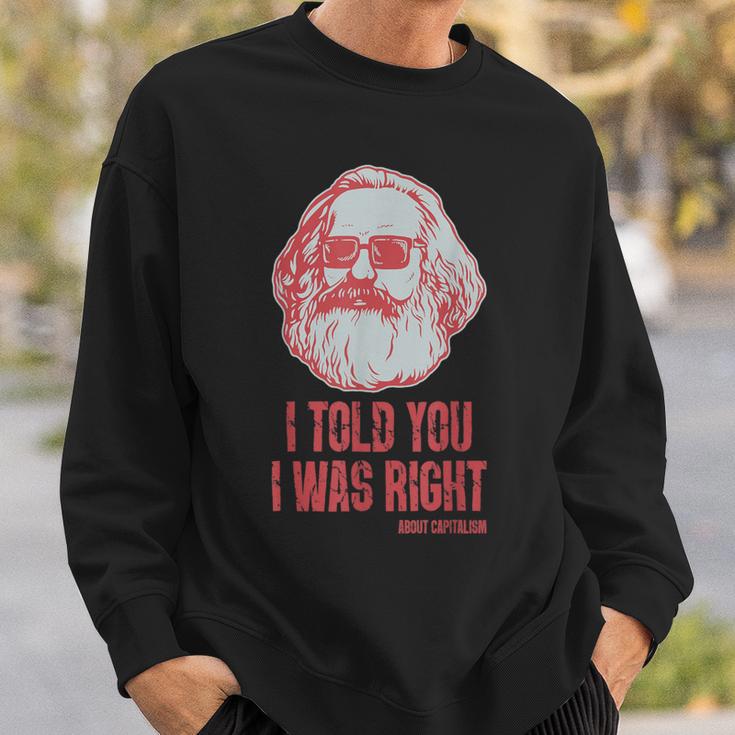 Karl Marx Marxism Communism Socialism Philosophy Sweatshirt Geschenke für Ihn