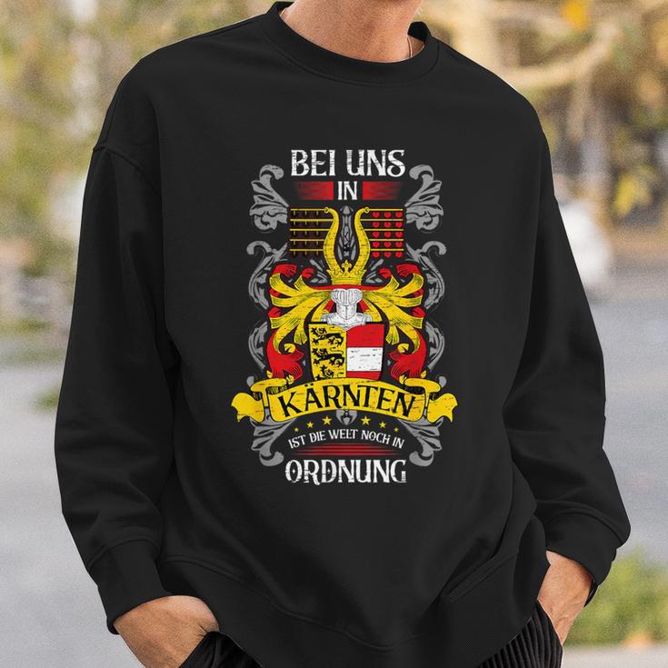 Karnten Weltordnung Sweatshirt - Deutsches Spruchdesign Geschenke für Ihn