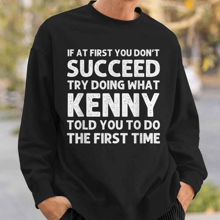 Kenny Name Personalized Birthday Christmas Joke Sweatshirt Gifts for Him