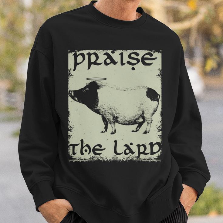 Keto Diet Praise The Lard Pork Bacon Sweatshirt Gifts for Him