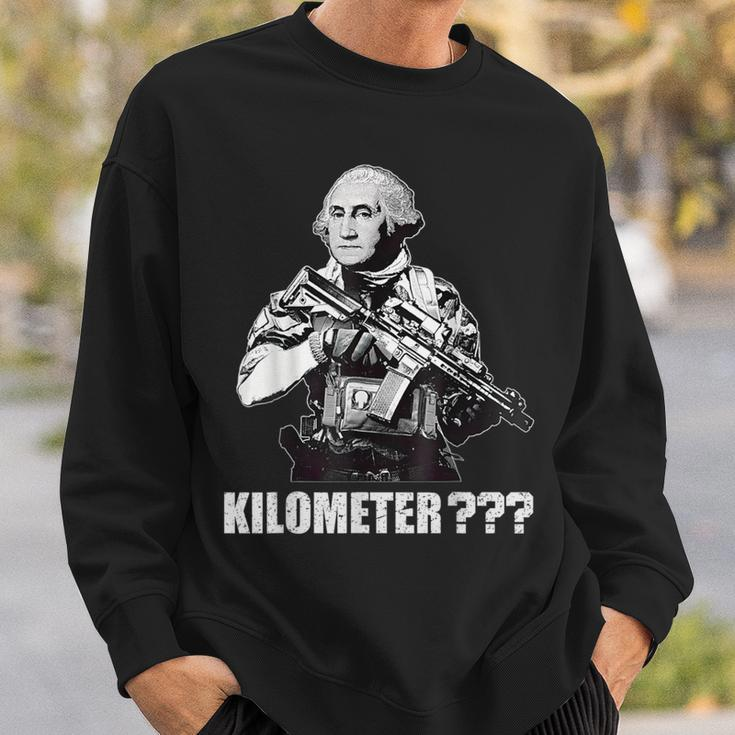 What Is A Kilometer George Washington Meme 4Th Of July Sweatshirt Gifts for Him