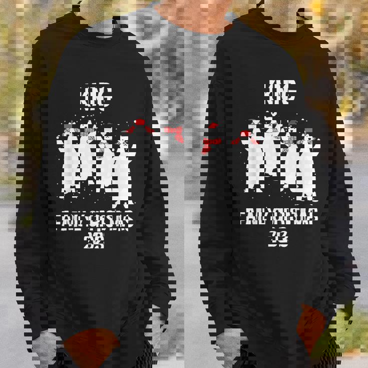 King Family Name King Family Christmas Sweatshirt Gifts for Him