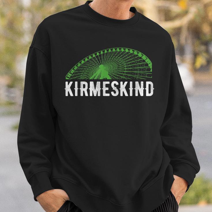 Kirmeskind Kirmes Ferrenrad Rummelplatz Sweatshirt Geschenke für Ihn