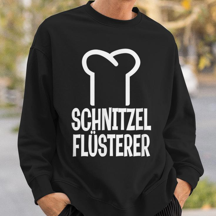 Küchenchef Saying Schnitzel Whisper Chef Sweatshirt Geschenke für Ihn