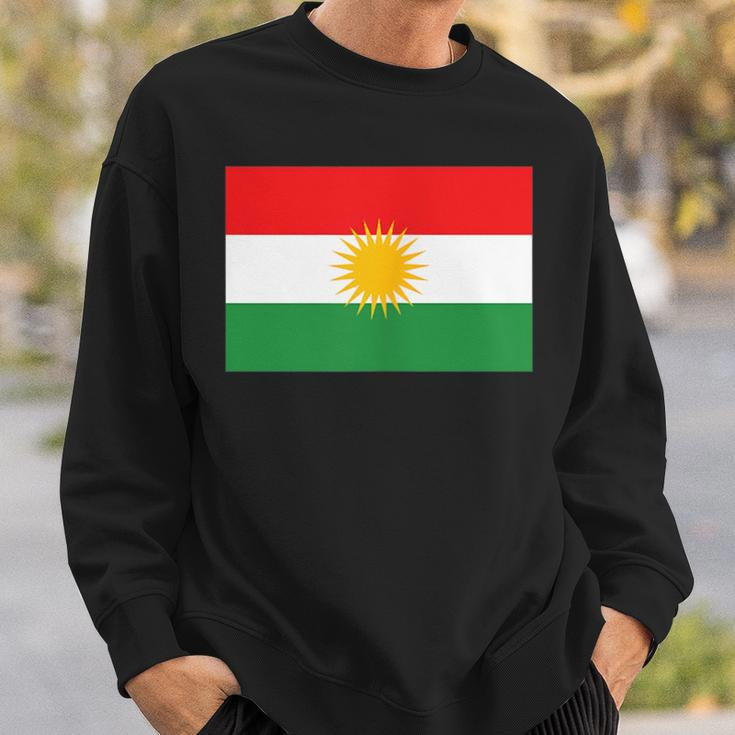 Kurdish Flag Kurdin Motif Rojava Pumpdistan Colours Sweatshirt Geschenke für Ihn