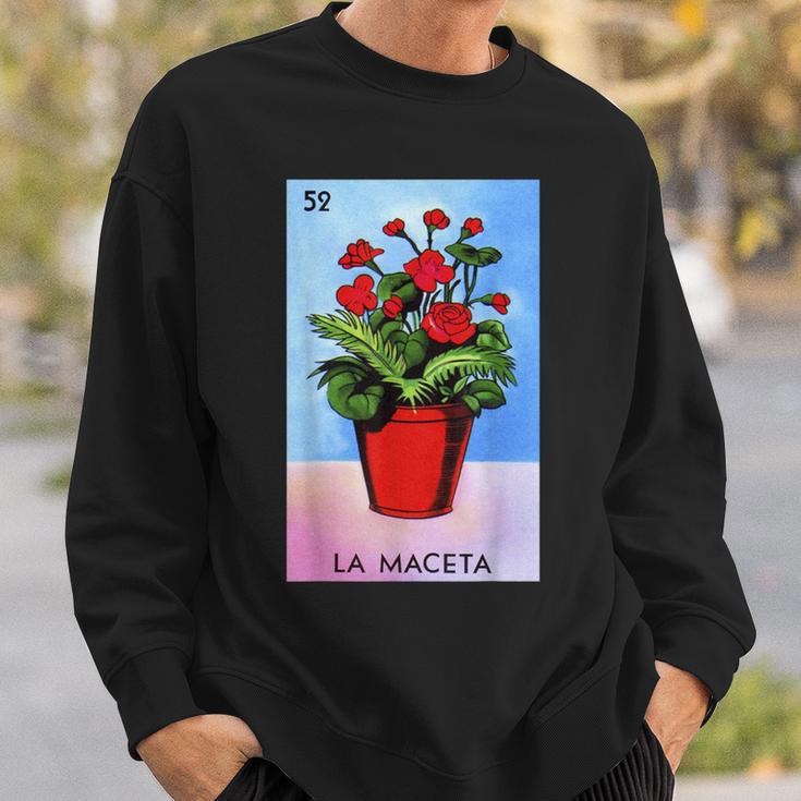 La Maceta Card Mexican Lottery Card Sweatshirt Gifts for Him