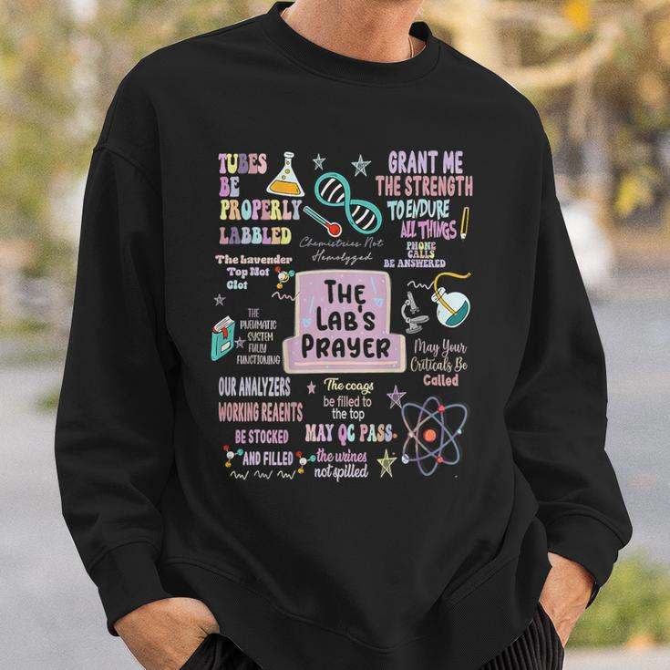 The Lab's Prayer Medical Laboratory Scientist Lab Week 2024 Sweatshirt Gifts for Him