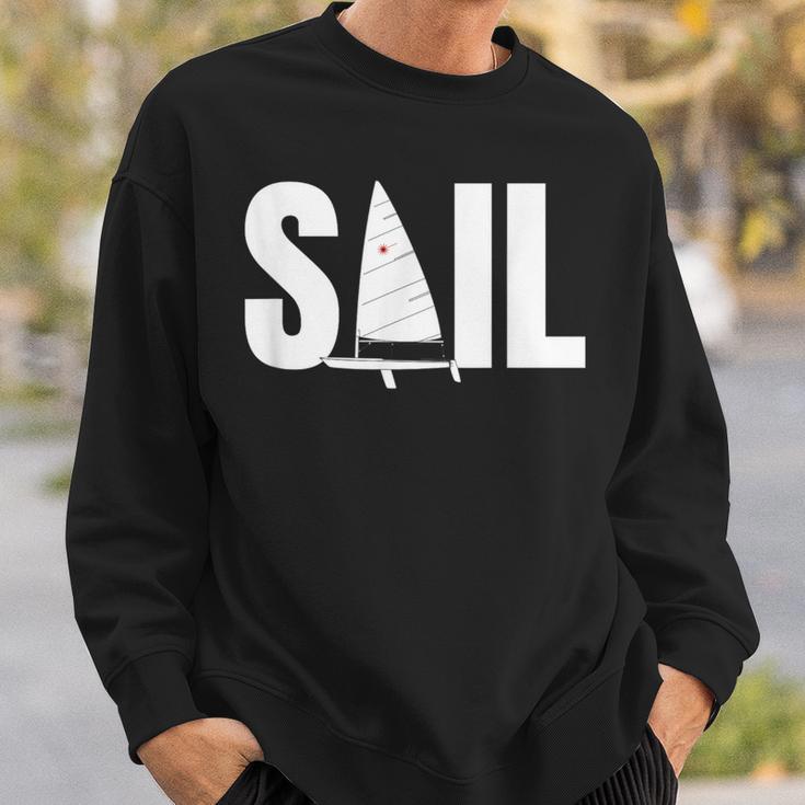 Laser Sail Sailing For Sailors Sweatshirt Gifts for Him