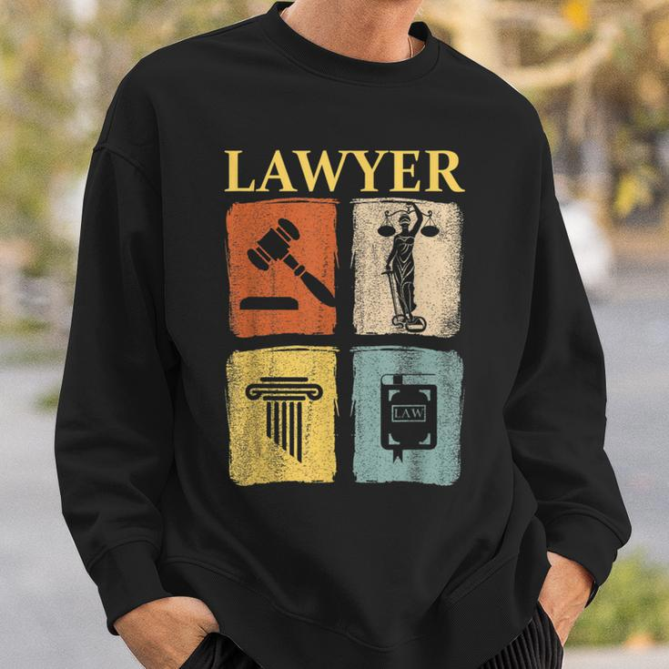 Lawyer Law School Graduation Student Litigator Attorney Sweatshirt Gifts for Him