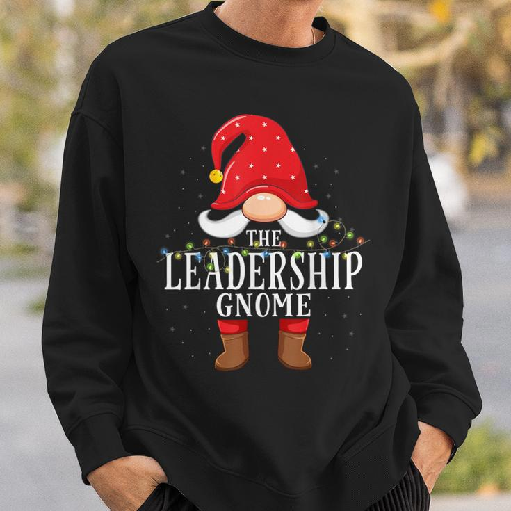 Leadership Gnome Matching Christmas Family Pajama Sweatshirt Gifts for Him