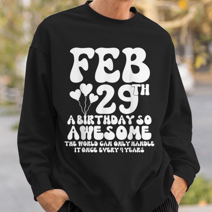 Leap Years Birthday 2024 Quote February 29Th Leap Day Sweatshirt Gifts for Him