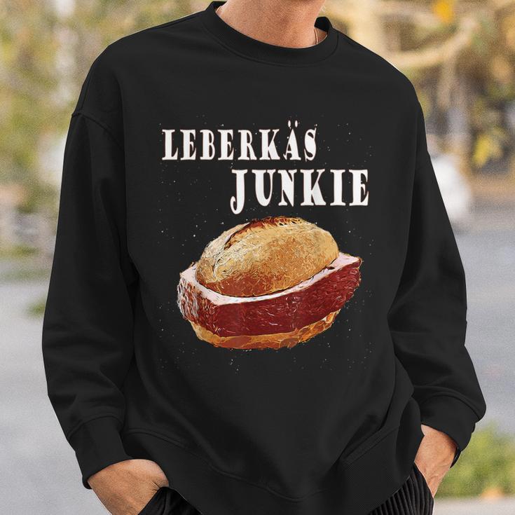 Leberkas Semmel Leberkäs Liebe Sweatshirt Geschenke für Ihn