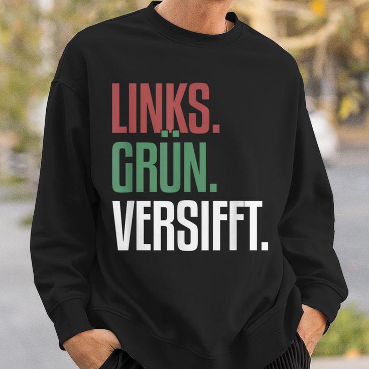 Left Green Versifft Ironic Anti-Rassism Sweatshirt Geschenke für Ihn