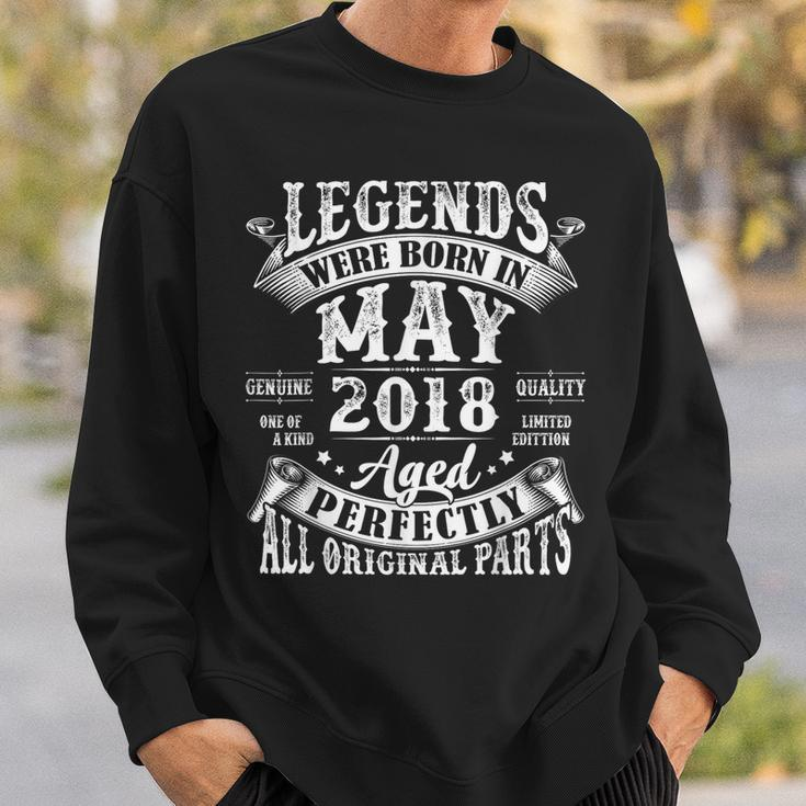 Legend Since May 2018 Vintage 6Th Birthday Boy Sweatshirt Gifts for Him