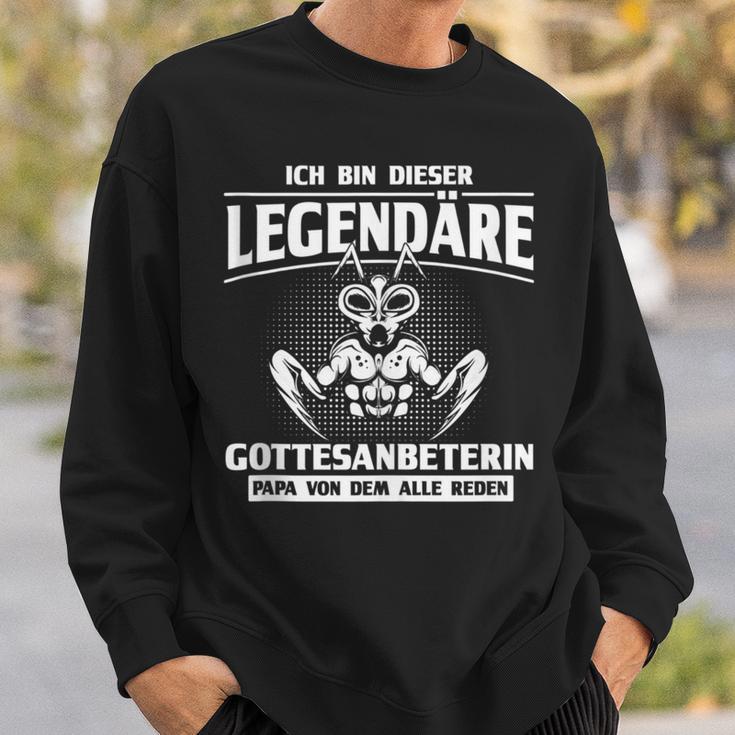 Legendäre Gottesanbeterin Papa Entomologen Sweatshirt Geschenke für Ihn