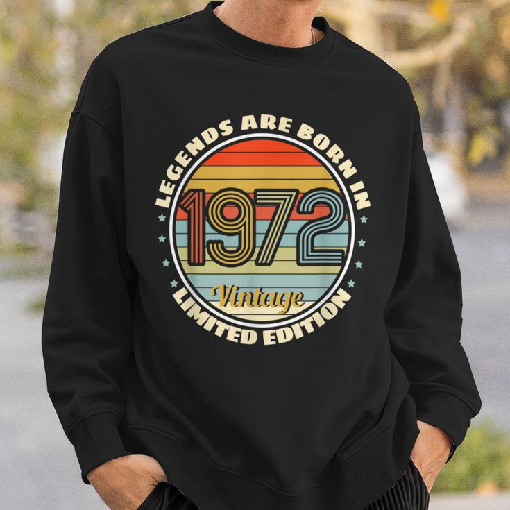 Legends Born In 1972 Vintage 70S Edition Sweatshirt Gifts for Him