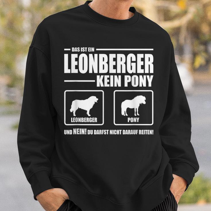 Leonberger Kein Pony Dog Dog Saying Dog Sweatshirt Geschenke für Ihn