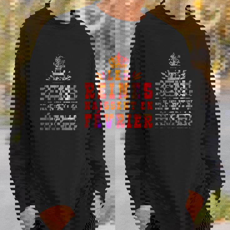 Les Reines Naissent En Fevrier Sweater e Cadeaux pour lui