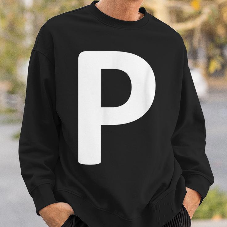 Letter P Sweatshirt Geschenke für Ihn